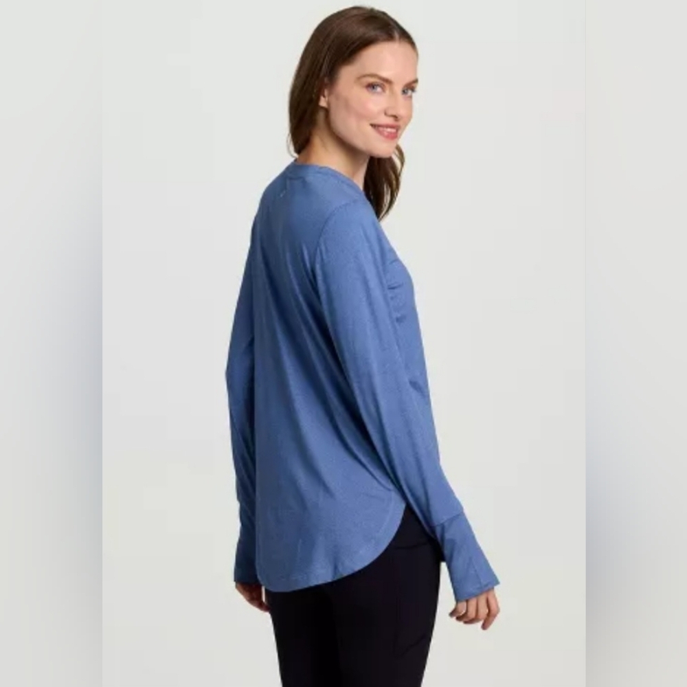 RBX Women's Sleeve Long Top Blue.size S/P Long Sleeve Women's Top. - Picture 2 of 15